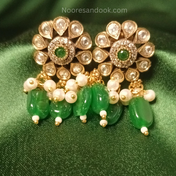 Sleek Choker Set- Green - NoorESandook