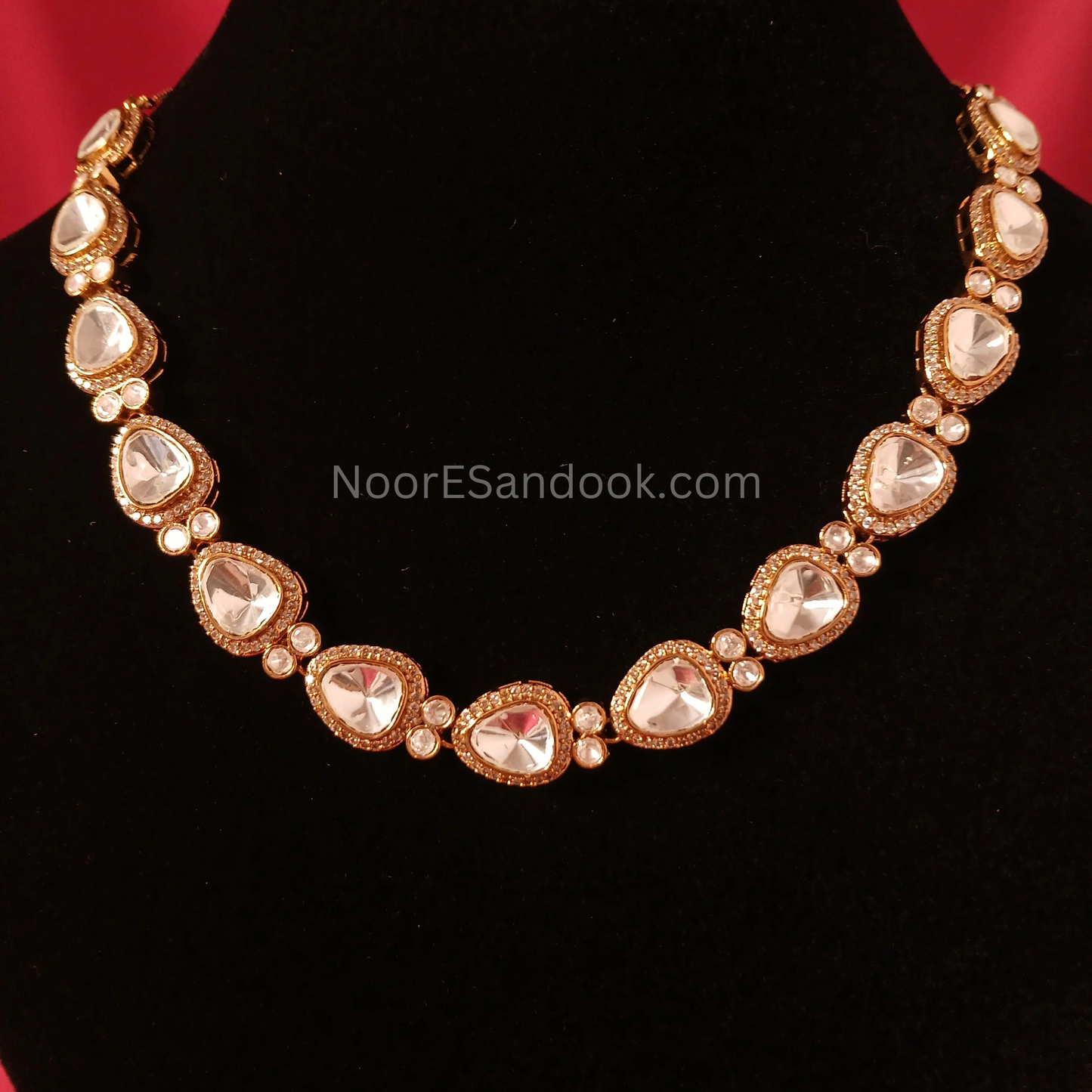 Sleek Polki Necklace