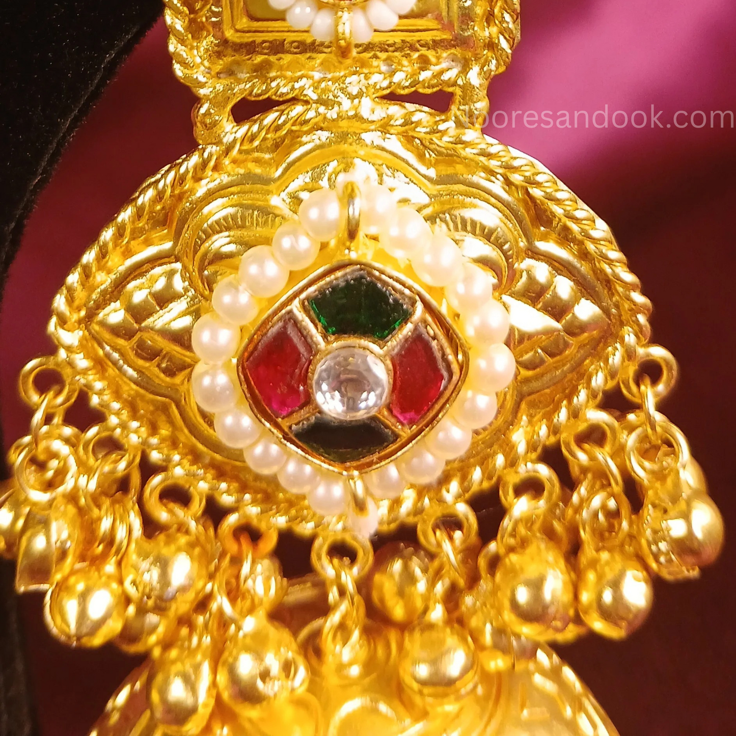 Trending Long Jhumka- Green