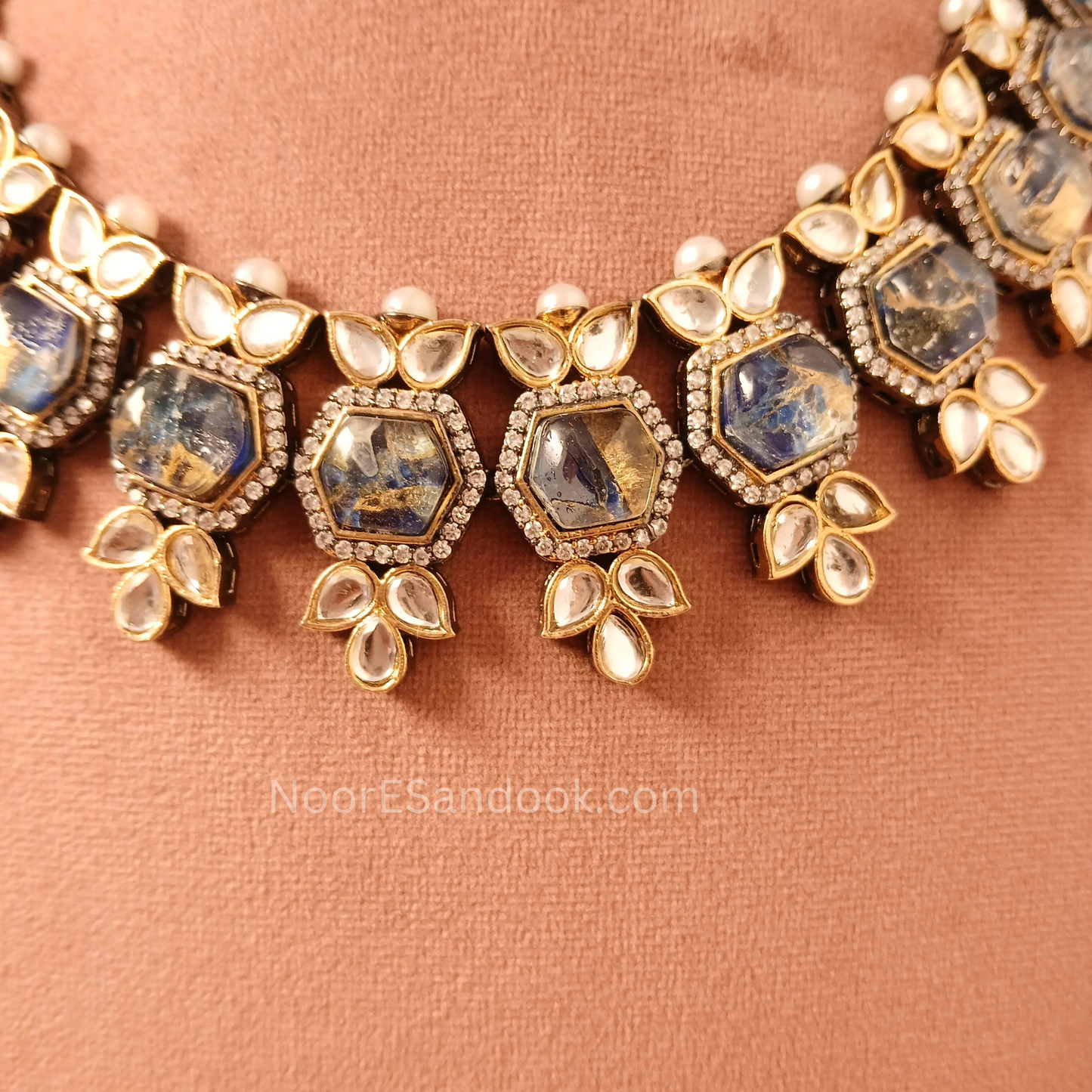 Doublet Stone Necklace- Design 1