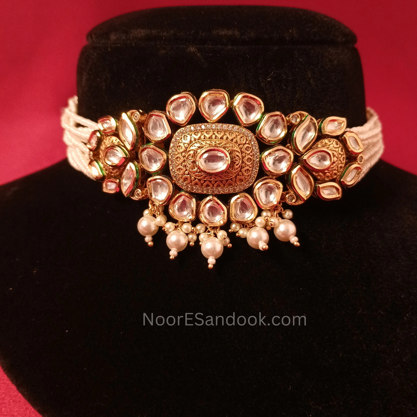 Antique Kundan choker