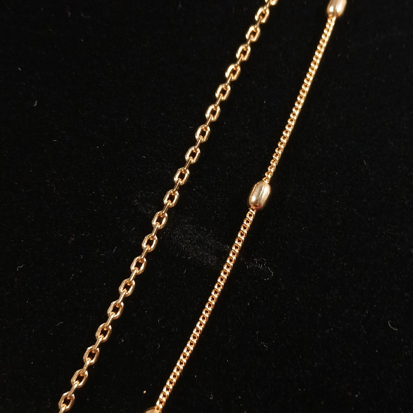 Polki Pendant Set with Doublet Stone & Double Layer Necklace- AP168C