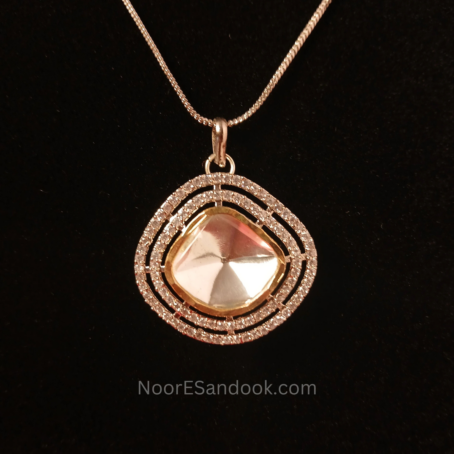 Polki pendant set- design 4