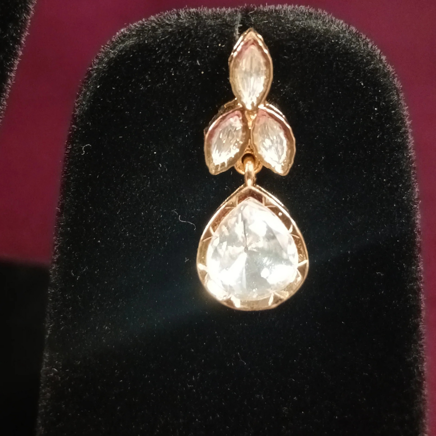 Polki Pendant Set- AJ160