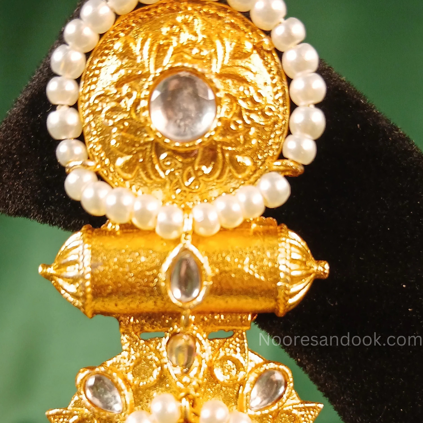Trending Chandbali with Red Stone - NoorESandook