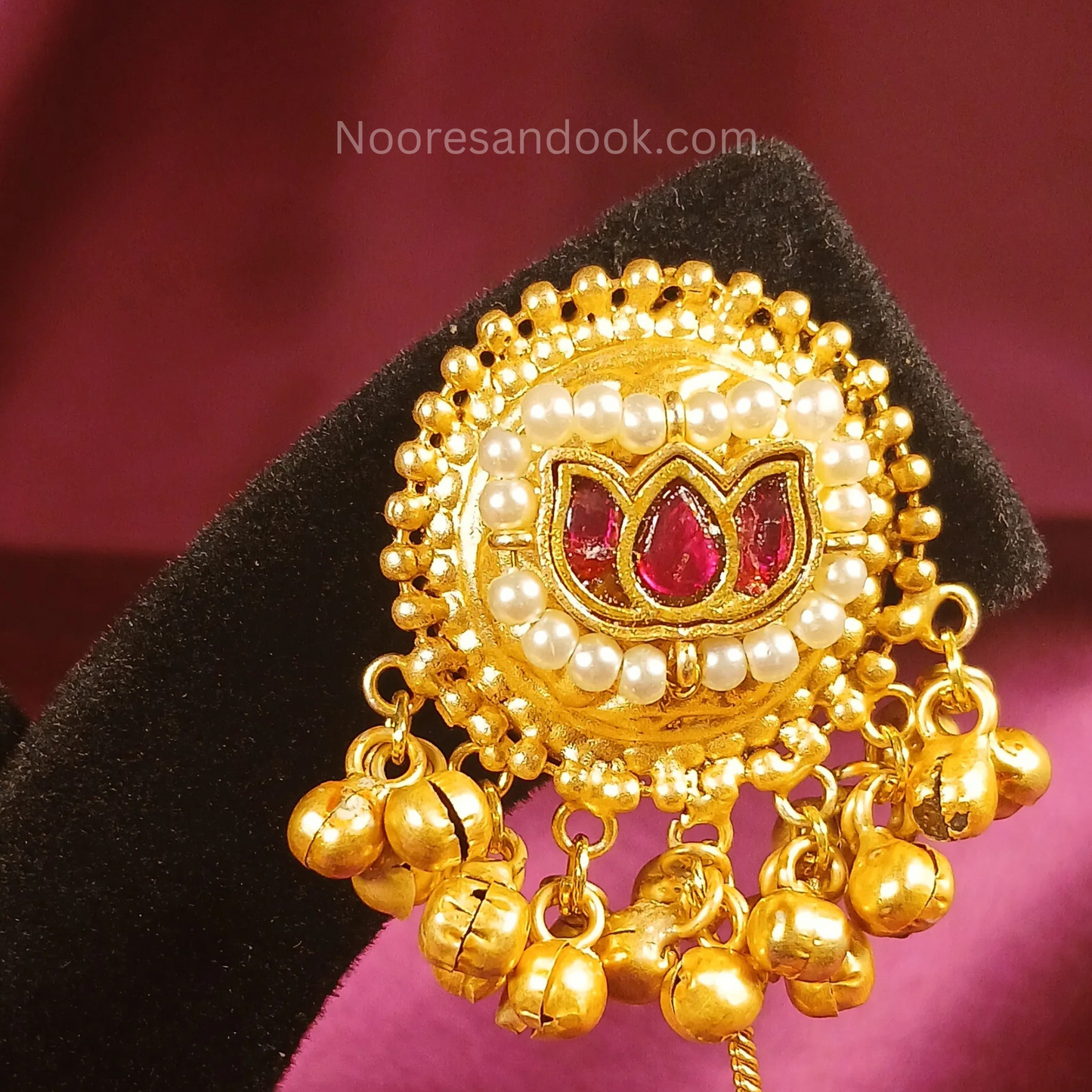 Latest Earrings with Hair Chain