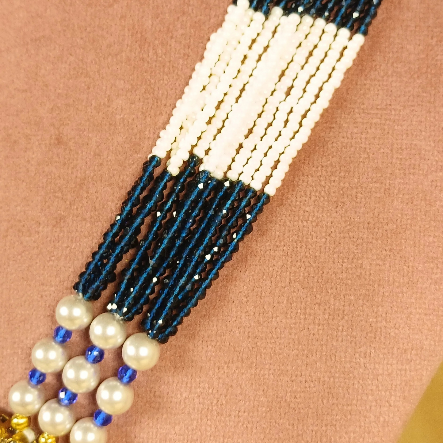 Neelam Temple Necklace Set