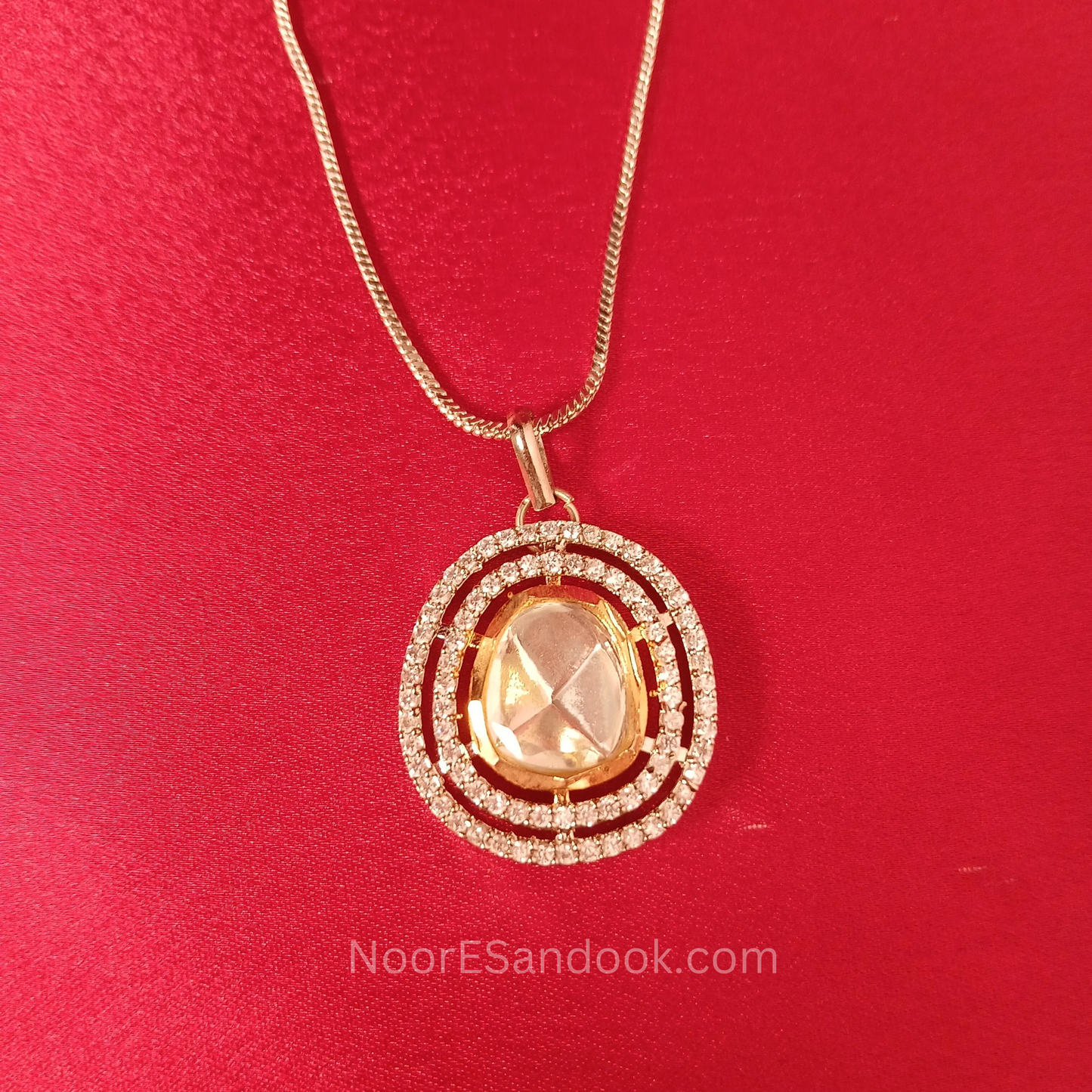 Polki pendant set- design 6