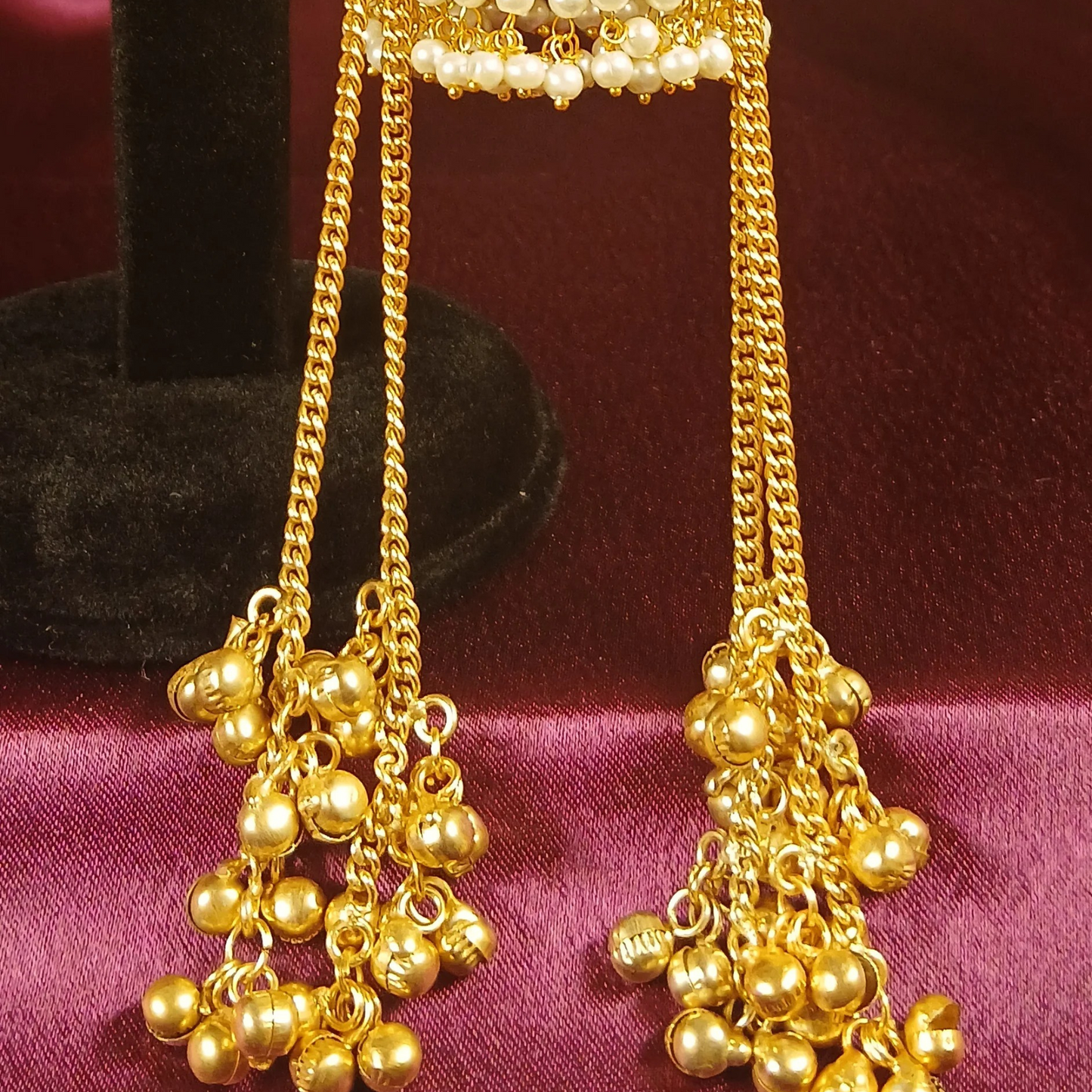 Kashmiri Earrings- Mint Green
