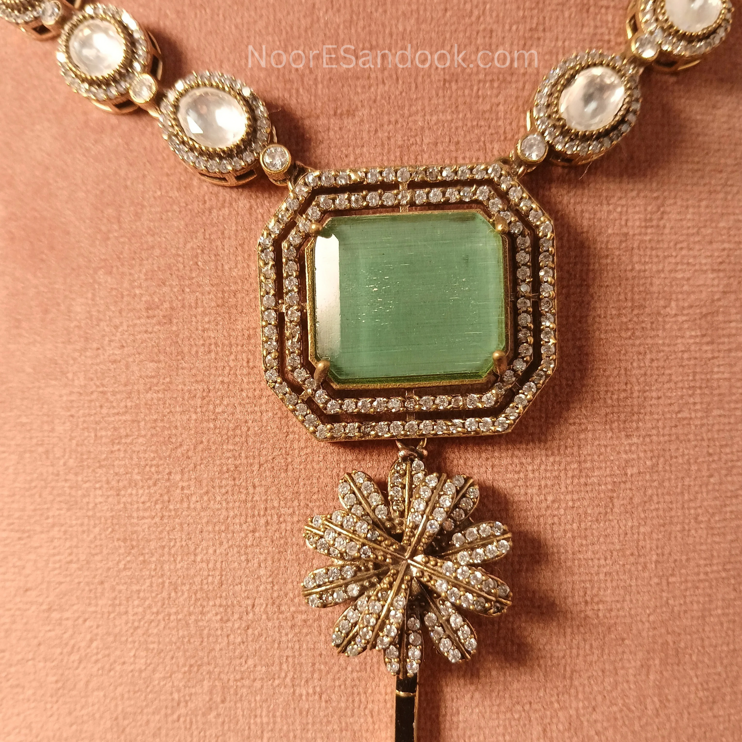 Celebrity Inspired Long Necklace with long pendant