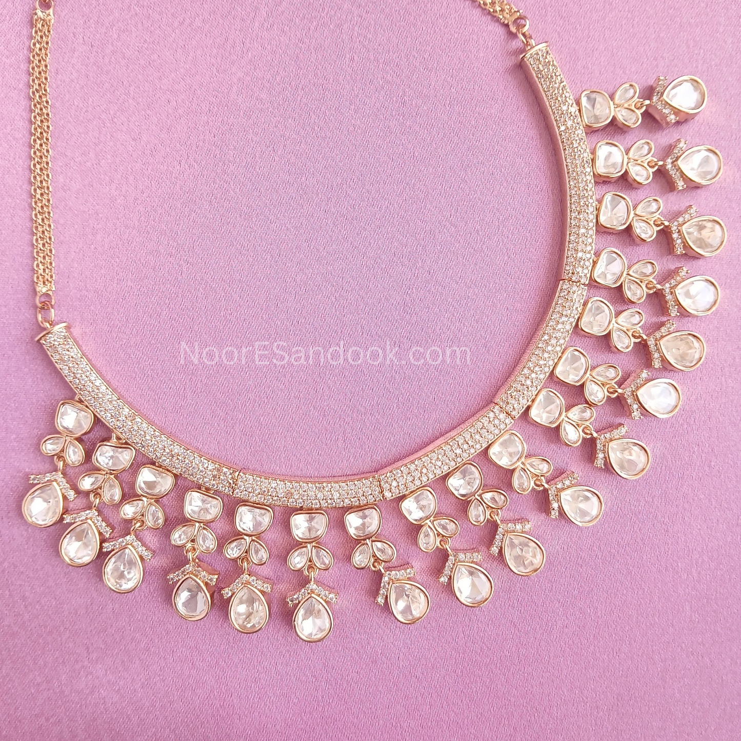 Polki Set- Bridal Golden Polish