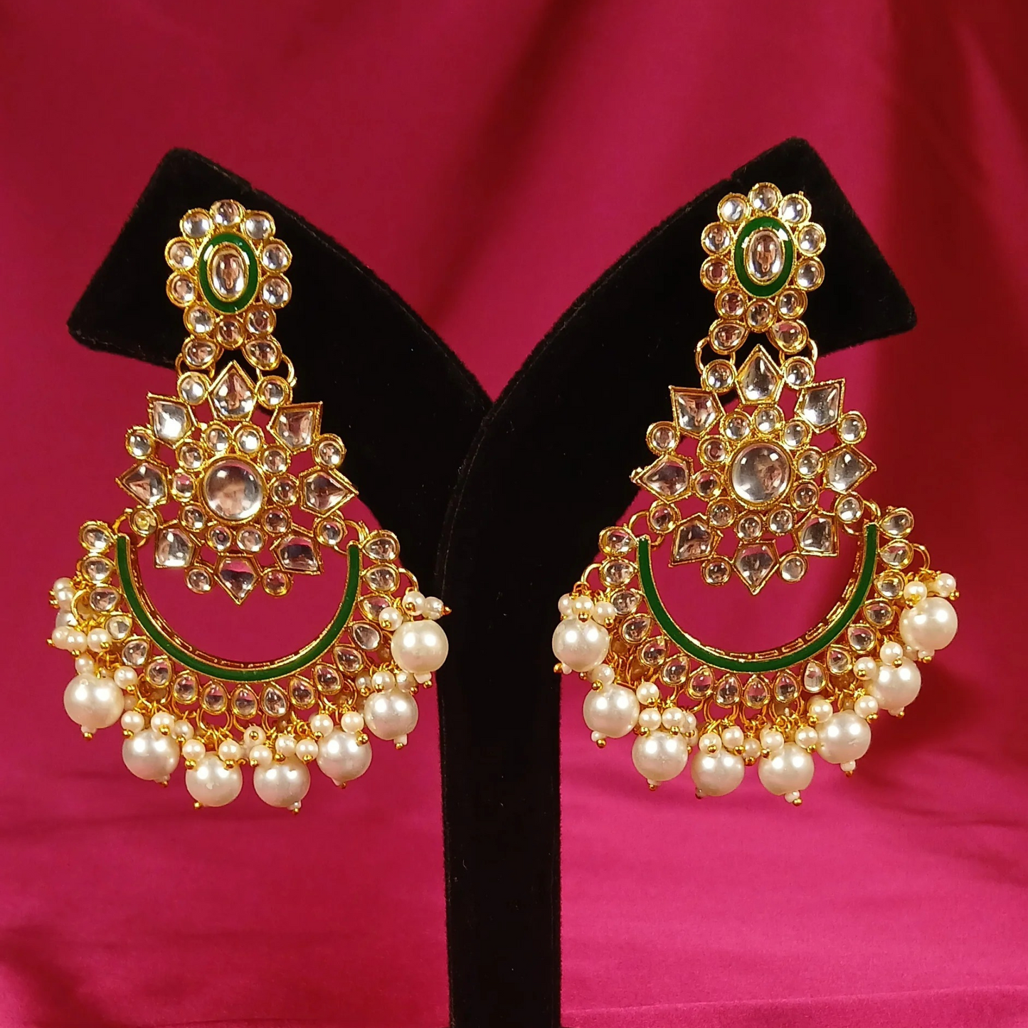 Bridal set with Earrings & Maang Tika - NoorESandook