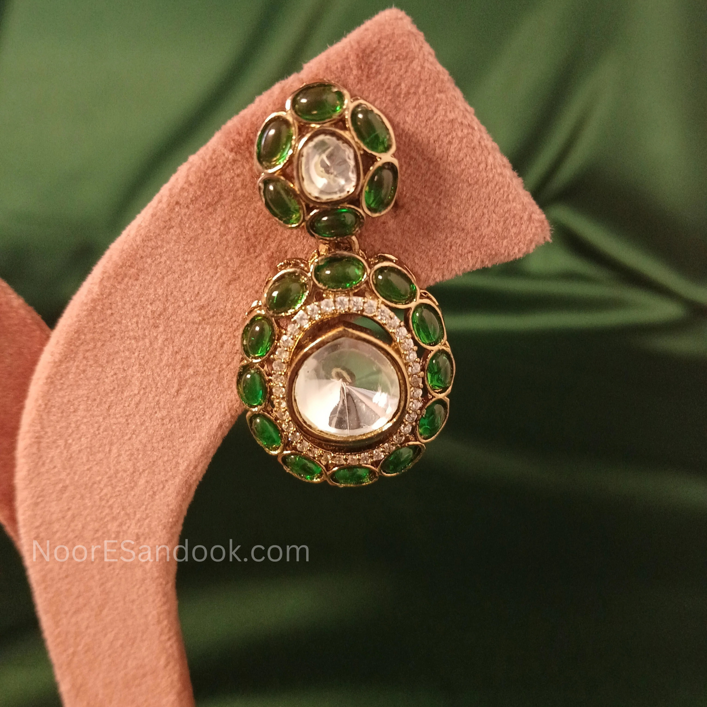 Mandakini Polki Necklace Set - NoorESandook