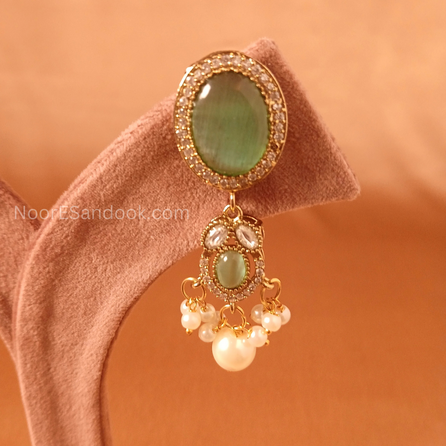 Padmavati Choker Set- Green - NoorESandook