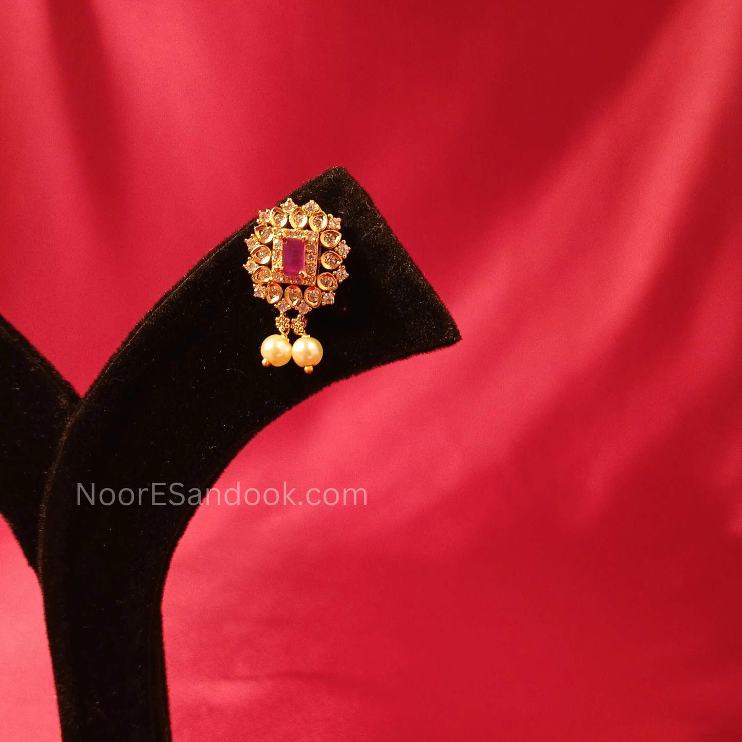 Gulnaaz choker Set- Red - NoorESandook