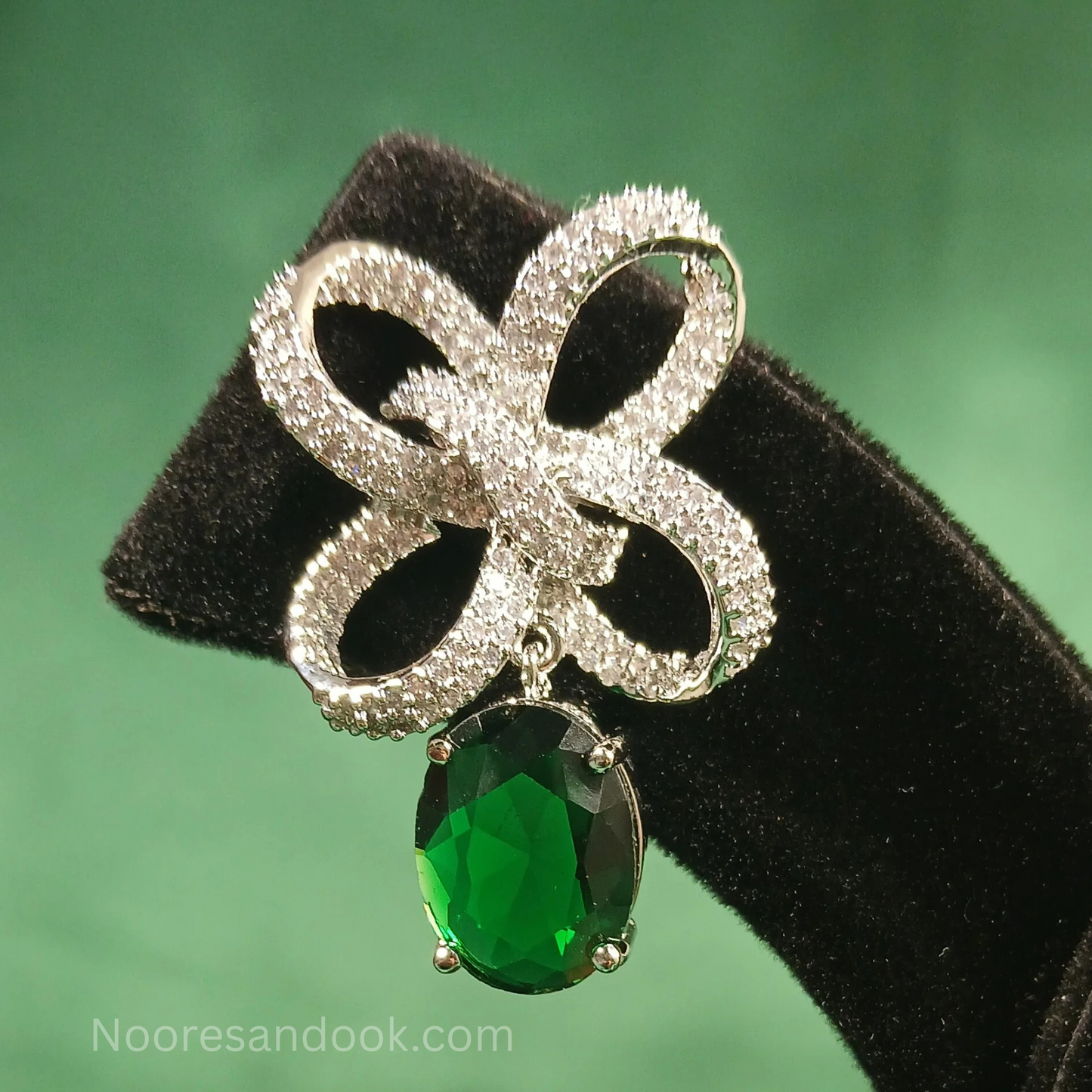 Green Earrings