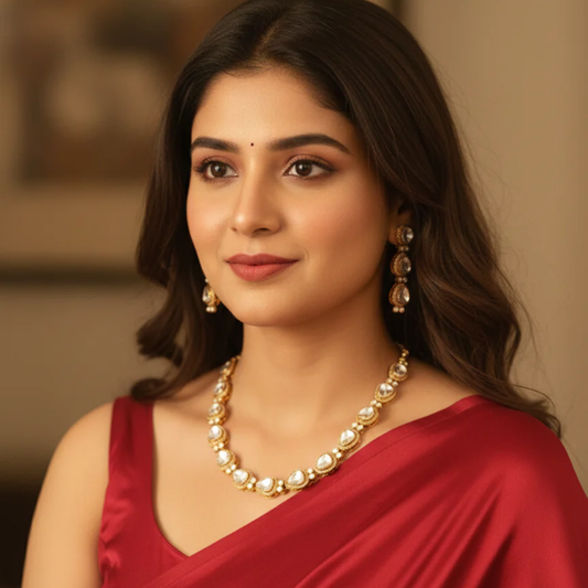 Chandrika Polki Necklace Set