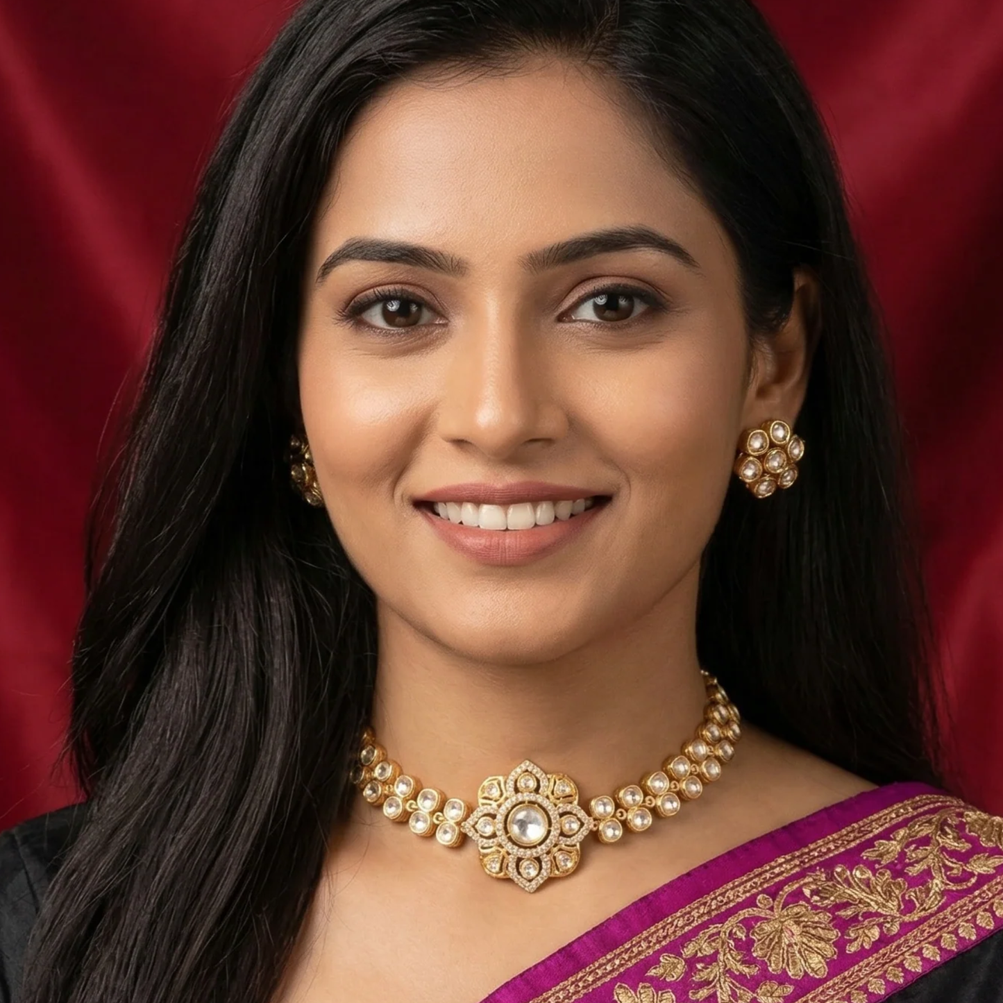 Nitya Polki Necklace Set