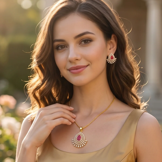 Dazzle Night Pendant Set
