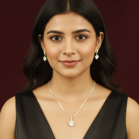 Polki Pendant Set- AJ159