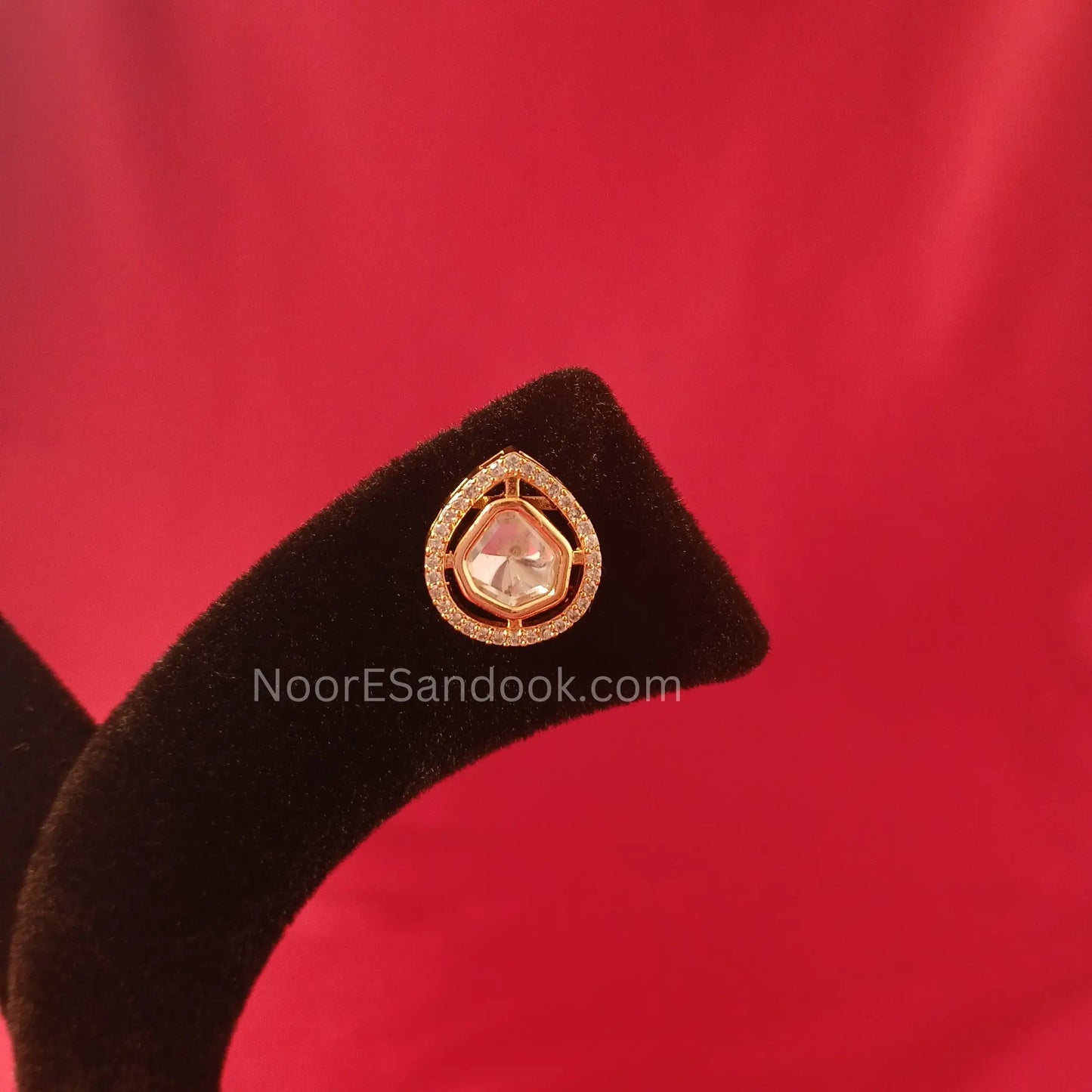 Lavanya Necklace Set- Red - NoorESandook