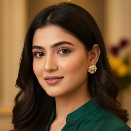 Polki Studd Earrings