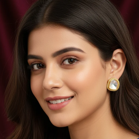 Polki Studd Earrings