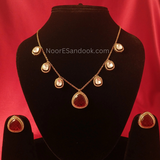 Charms and Polki Necklace