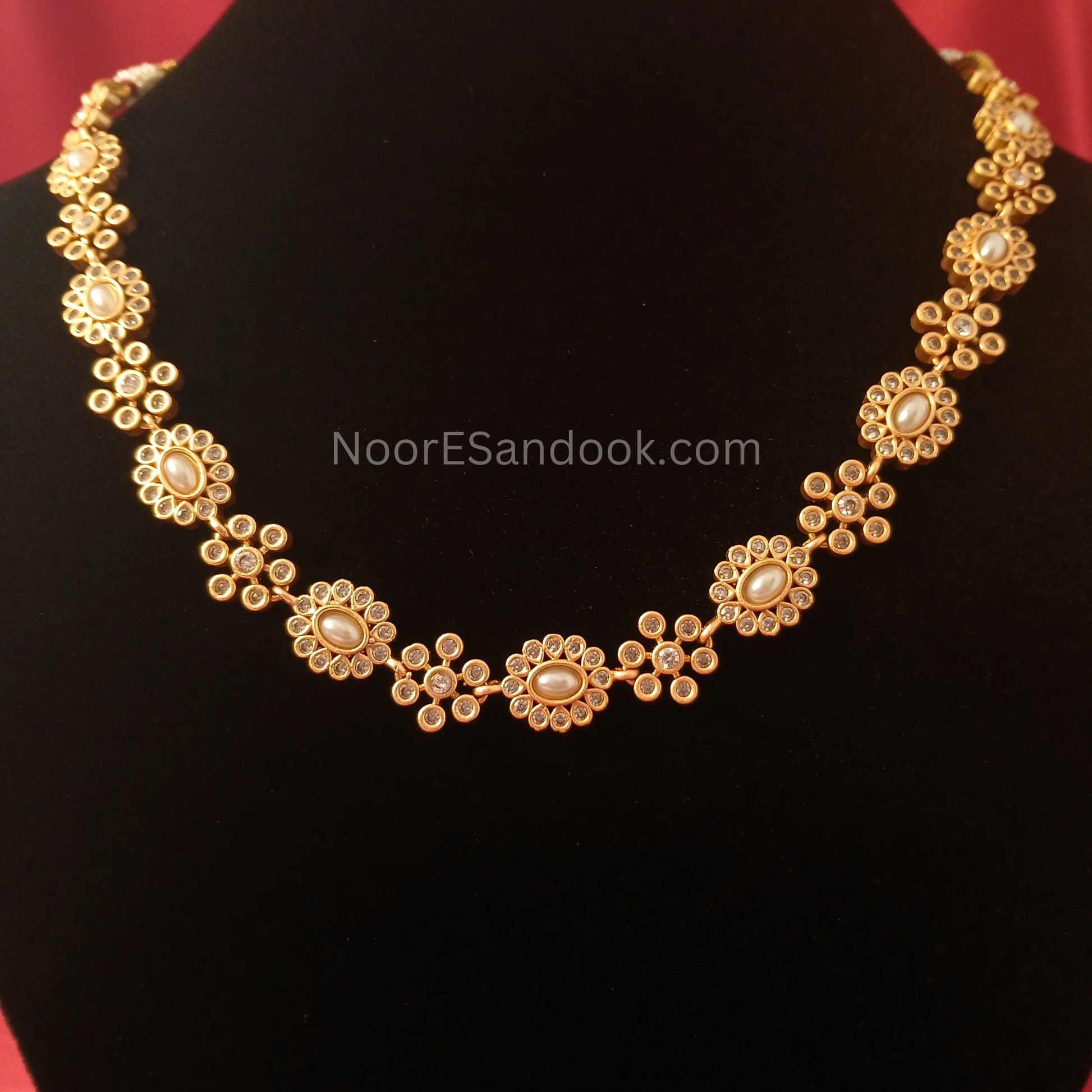 Gold Floral Necklace