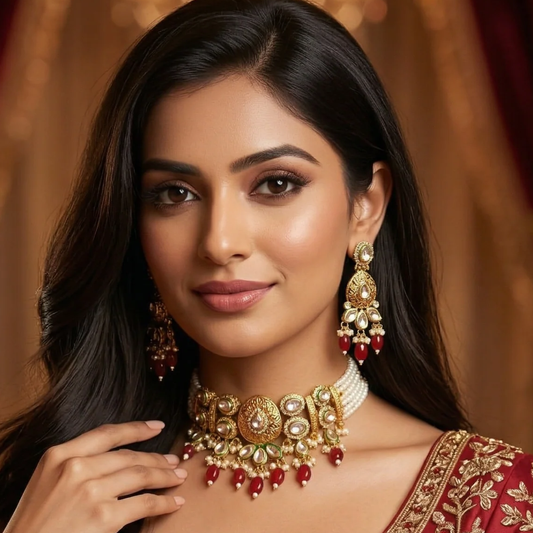 Rangrez Polki Choker