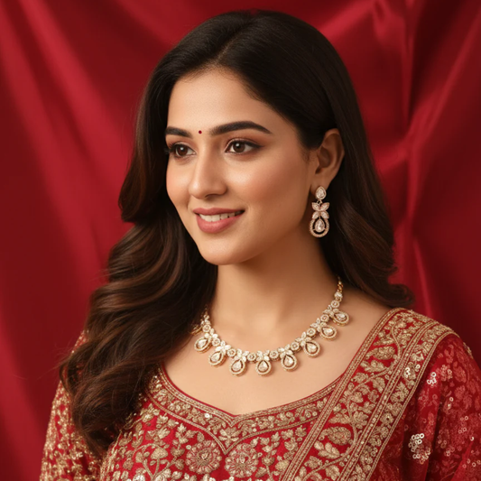 Kumarika Polki Necklace Set