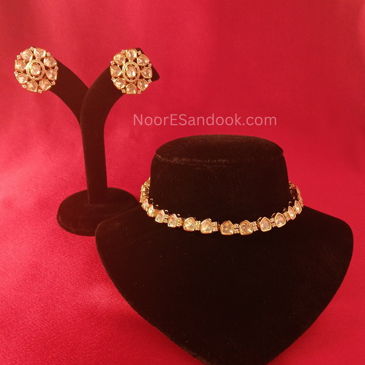 Jodha Polki Necklace Set