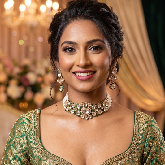 Kundan Choker Set- Bandhai