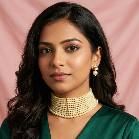 Ivory Grace Pearl Choker