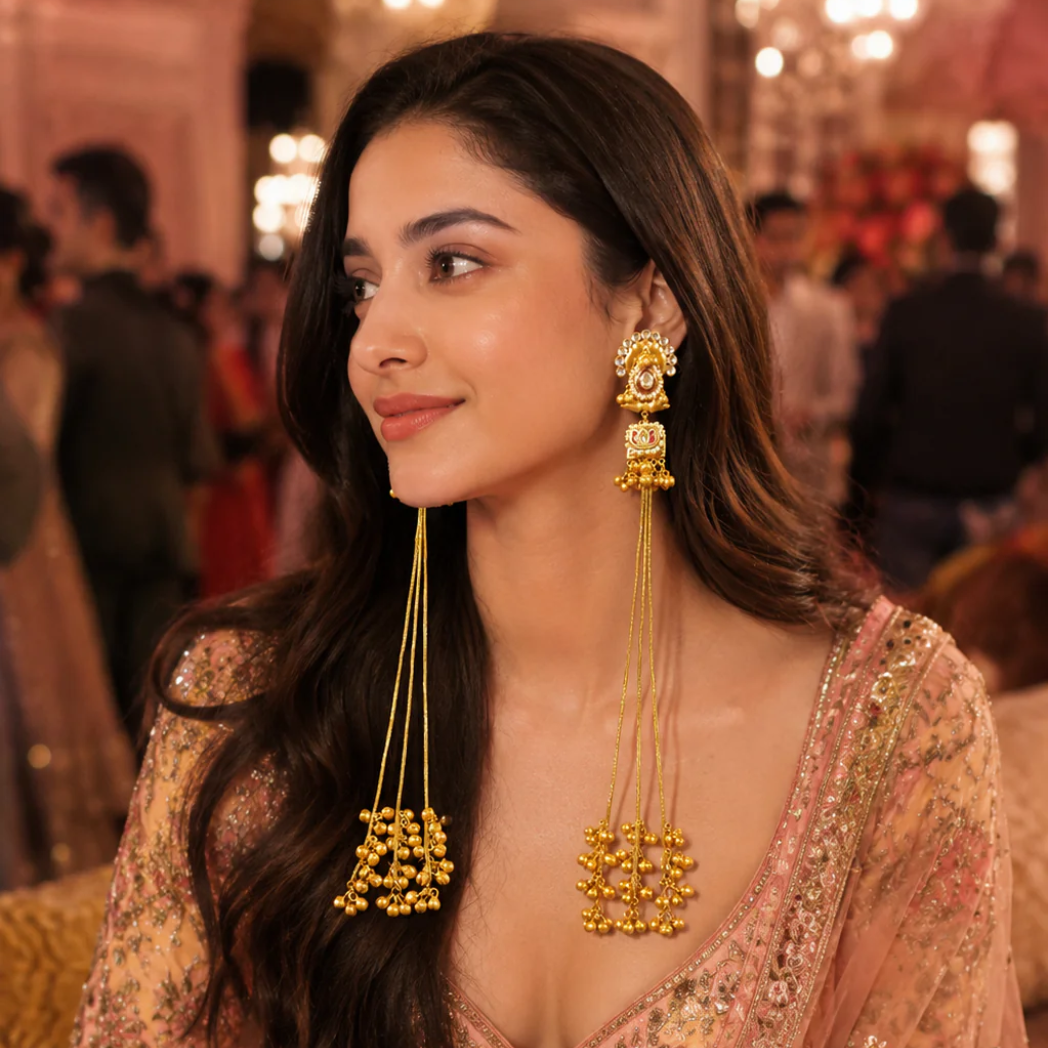 Long Kashmiri Earrings