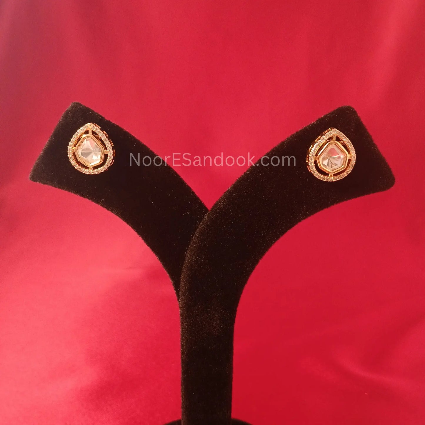 Lavanya Necklace Set- Red - NoorESandook