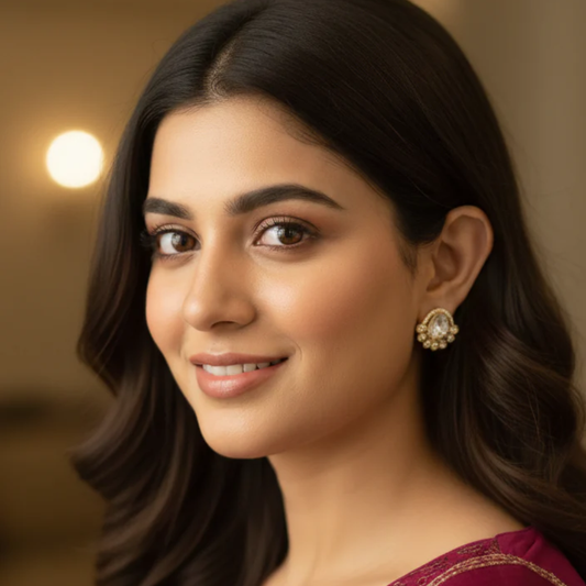 Polki Studd Earrings