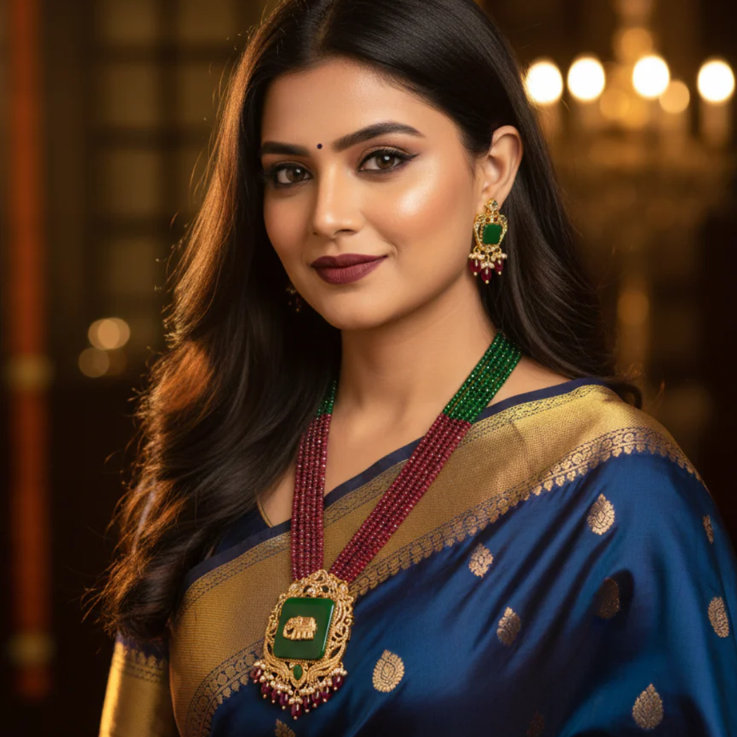 Maheshwari Necklace Set