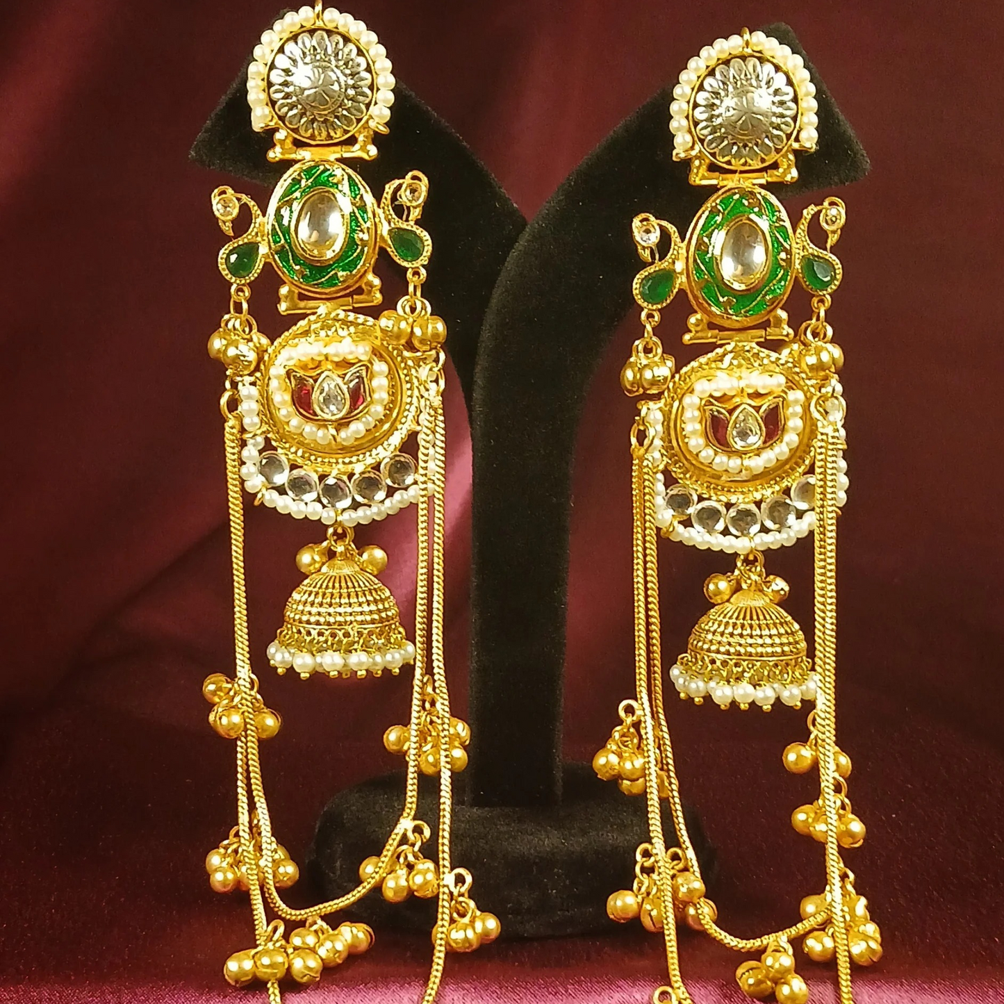 Fusion Kashmiri Earrings
