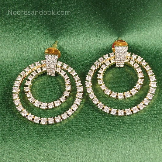 American Diamond Hoops