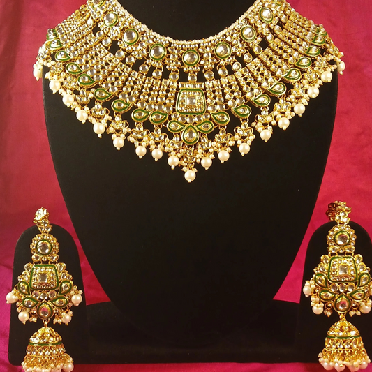 Heavy Bridal Kundan Set