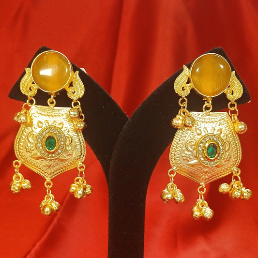 Lightweight Brass Earrings