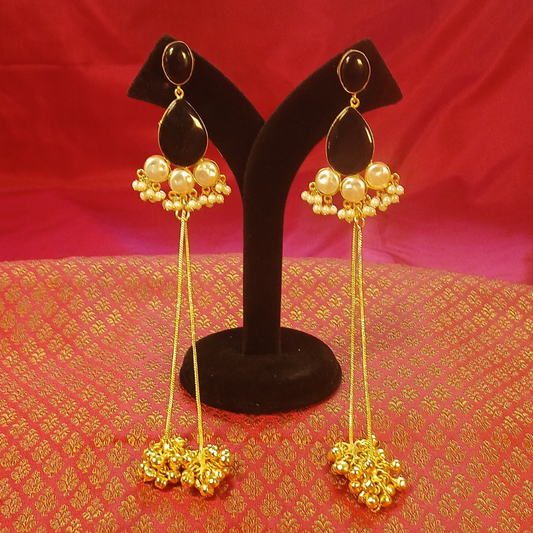 Lightweight Kashmiri Earrings with MOP