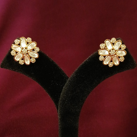 Polki Studd Earrings- AJE92