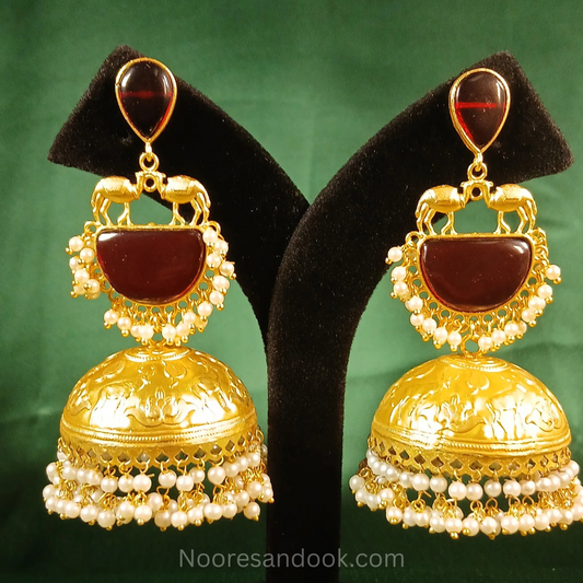 Long Golden Jhumka