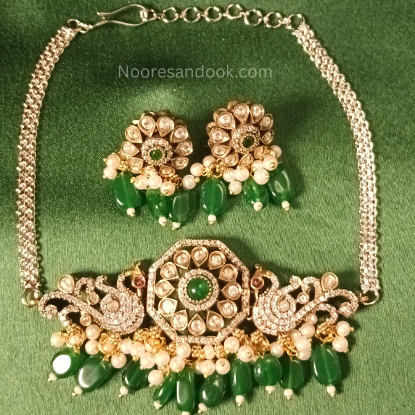 Sleek Choker Set- Green
