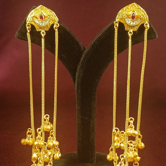 Kashmiri Jhumkas With Chain