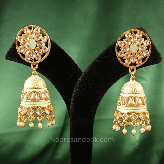 Jhumka- Green