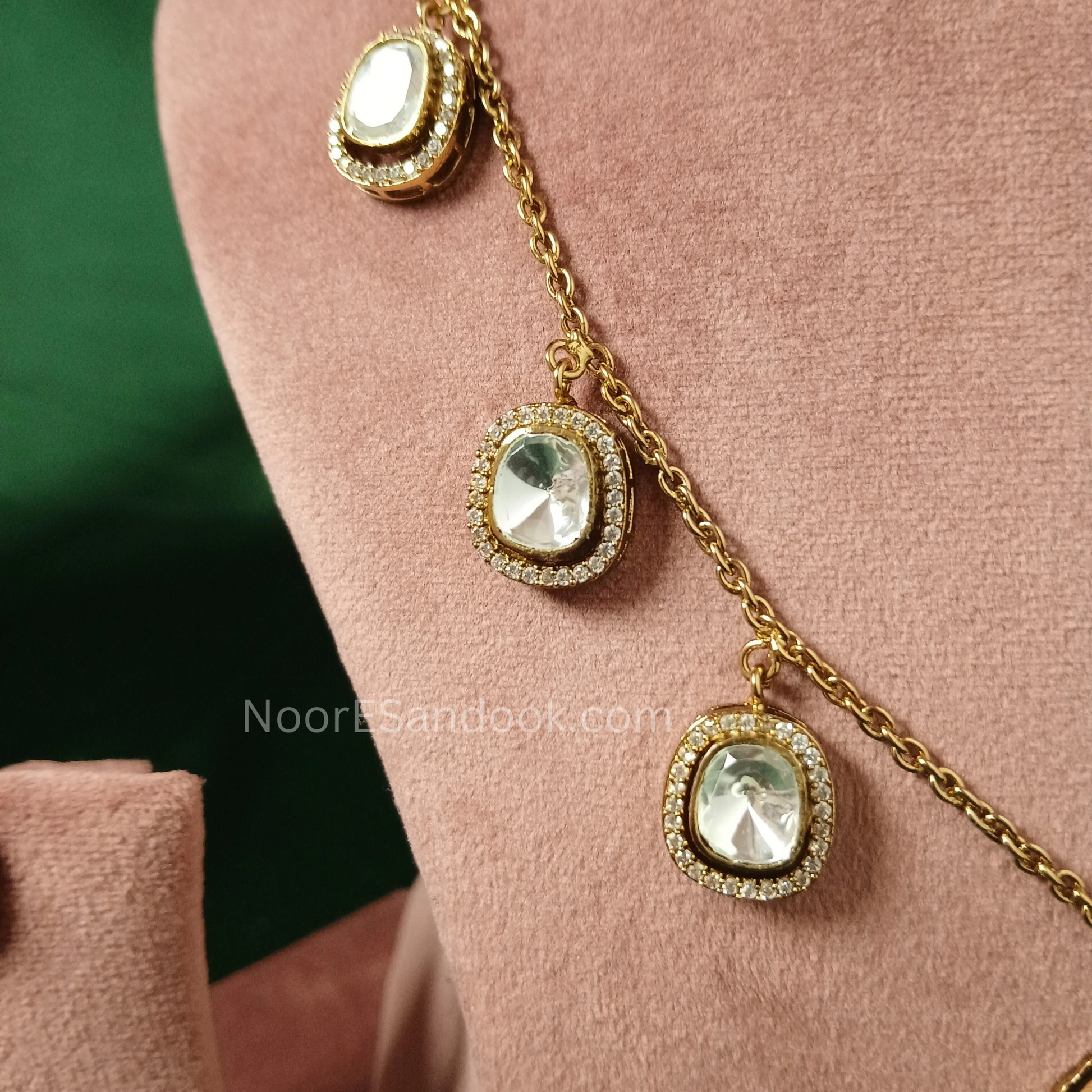Charms And Polki Necklace