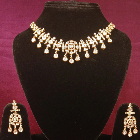 High Quality Polki Jewelry Set